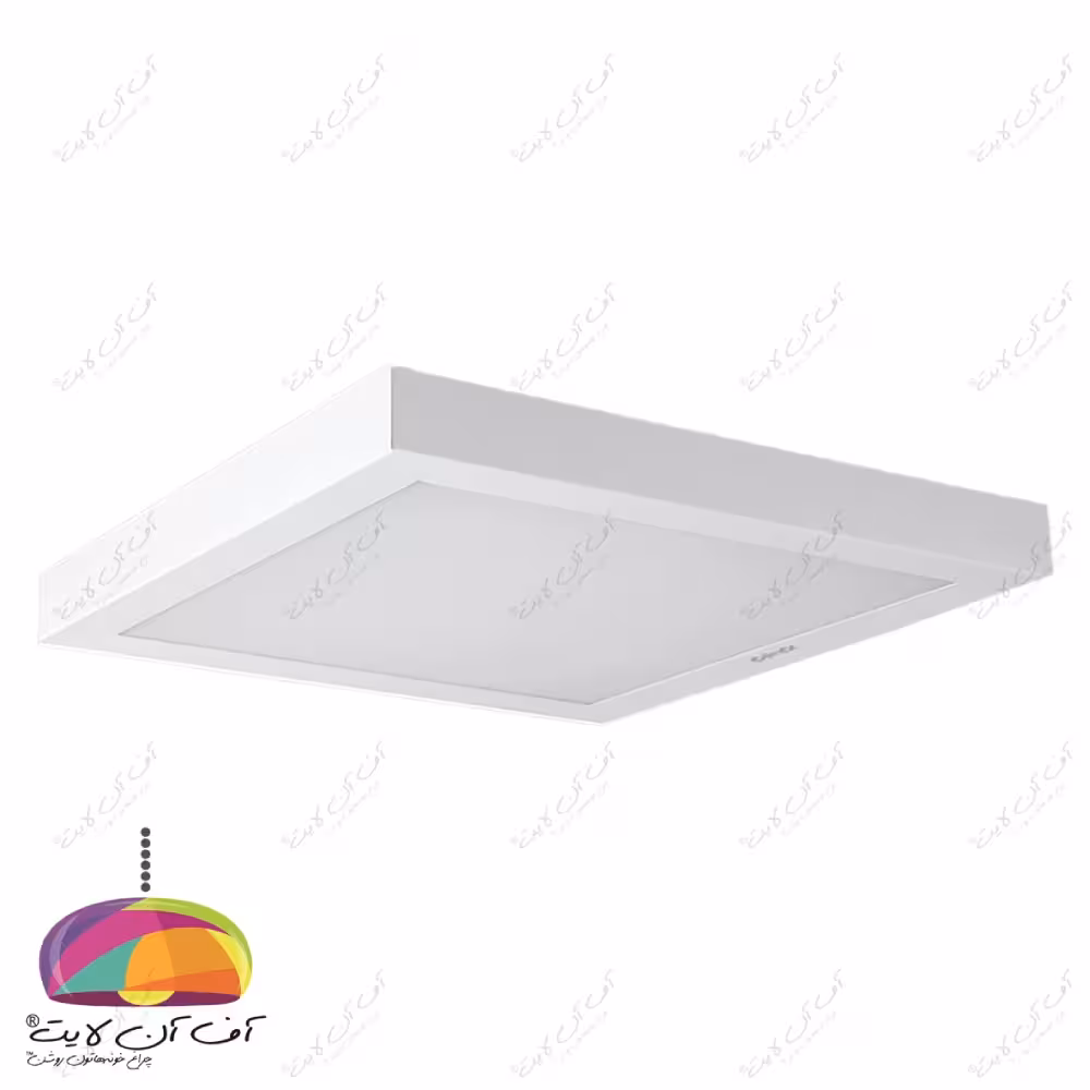 چراغ سقفی روکار 48 وات 60*30 مدل مون لایت تولید نور