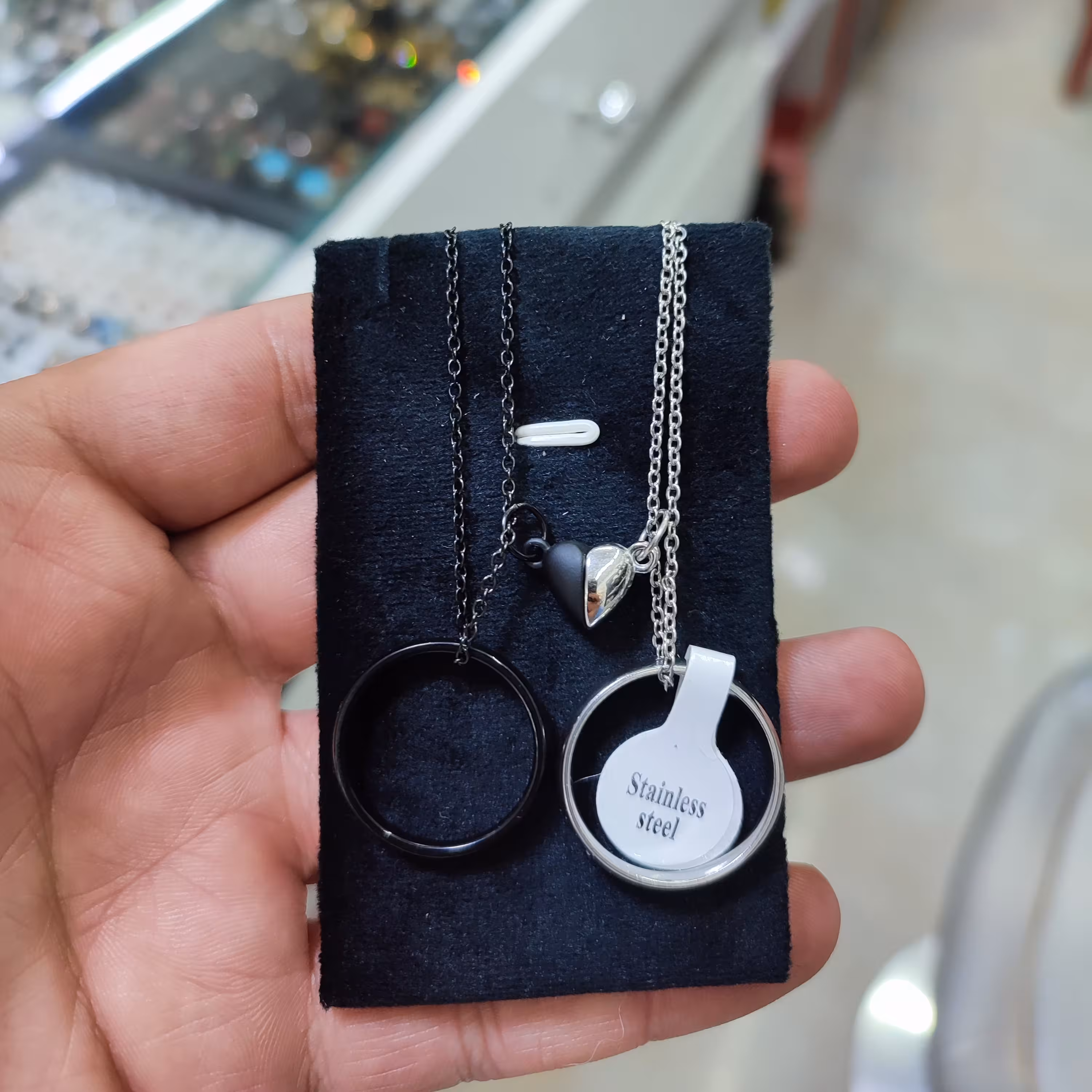 گردنبند ست رینگی عاشقانه