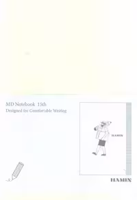 دفتر یادداشت بی خط MD NOTEBOOK (طرح MAN،کد 813)