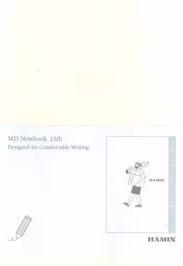 دفتر یادداشت بی خط MD NOTEBOOK (طرح MAN،کد 813)