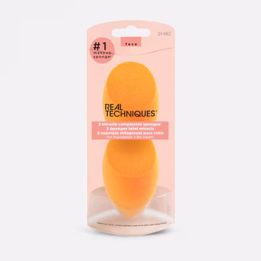 ست بلندر اسفنجی ریل‌تکنیک 2 عددیReal Techniques 2-pack Miracle Complexion Sponges