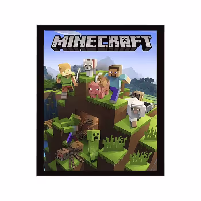 تابلو گیمینگ 35×45 طرح Minecraft 1