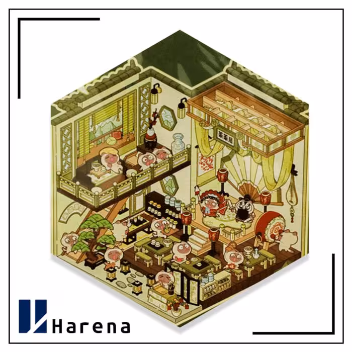 استیکر سه بعدی محوطه سازی