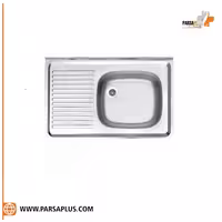 سینک استیل البرز 100*60*5 تک لگن