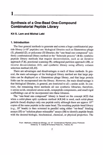 خرید و دانلود نسخه کامل کتاب Combinatorial Peptide Library Protocols