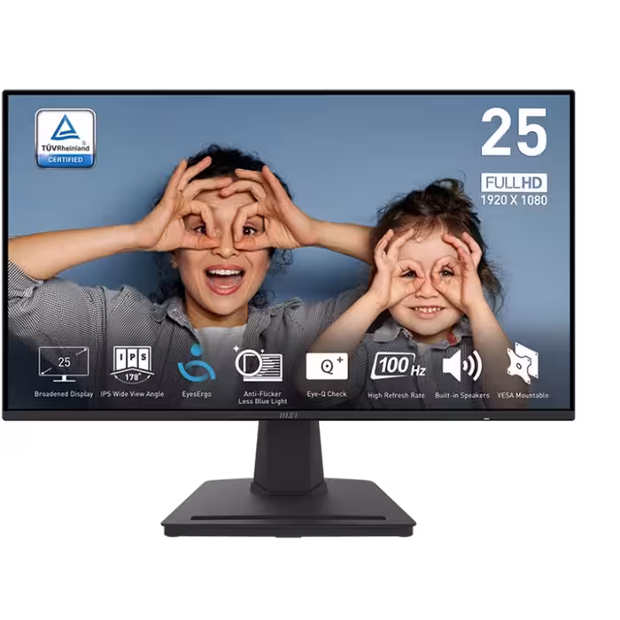 مانیتور 25 اینچی ام اس آی مدل MP252 صد هرتزی