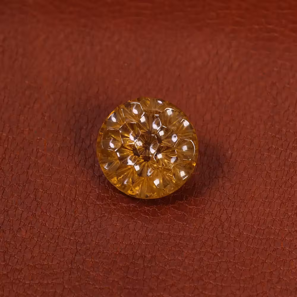 نگین سیترین کد 30120 - جواهری مشاهیر