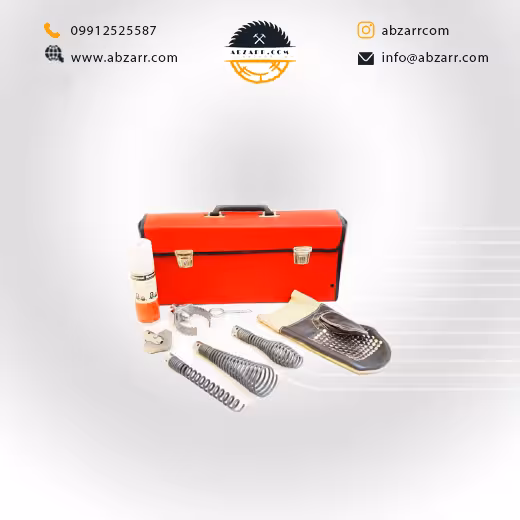 ست سر فنر لوله بازکنی به همراه کیف چرمی شمس (( اقساط یک ساله ))