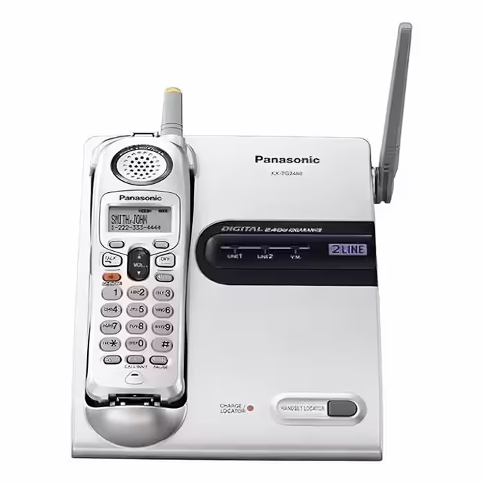 تلفن بی‌سیم پاناسونیک مدل KX-TG2480 دو لاین