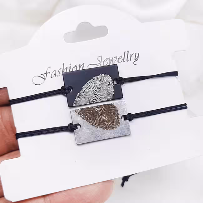 دستبند ست اثر انگشت بافت کد54