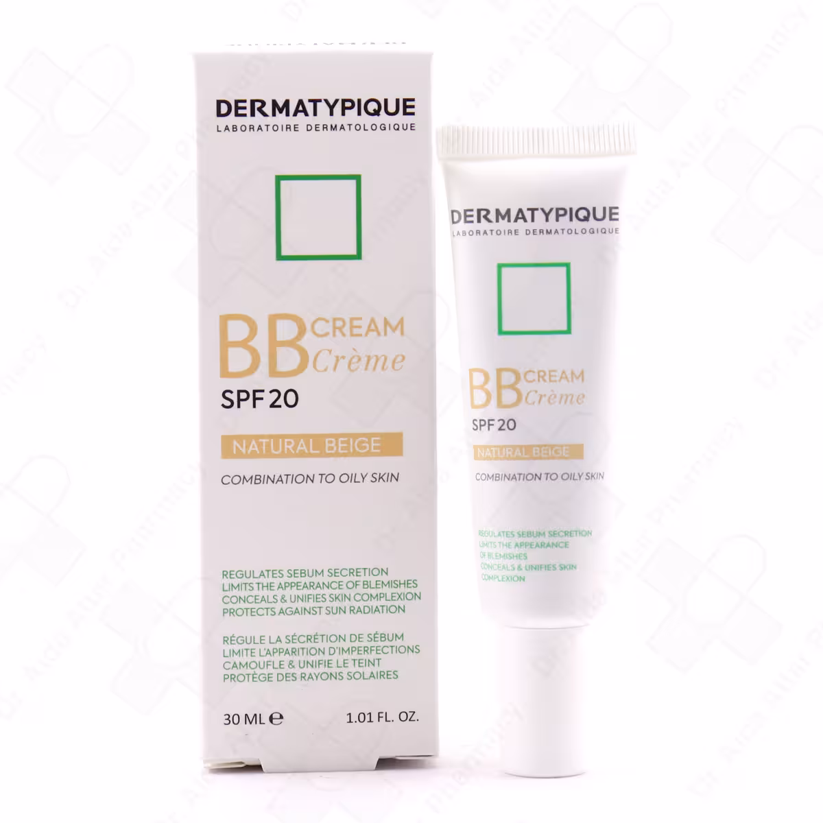 بی بی کرم فاقد چربی نچرال بژ SPF20  درماتیپیک 30 میلی لیتر
