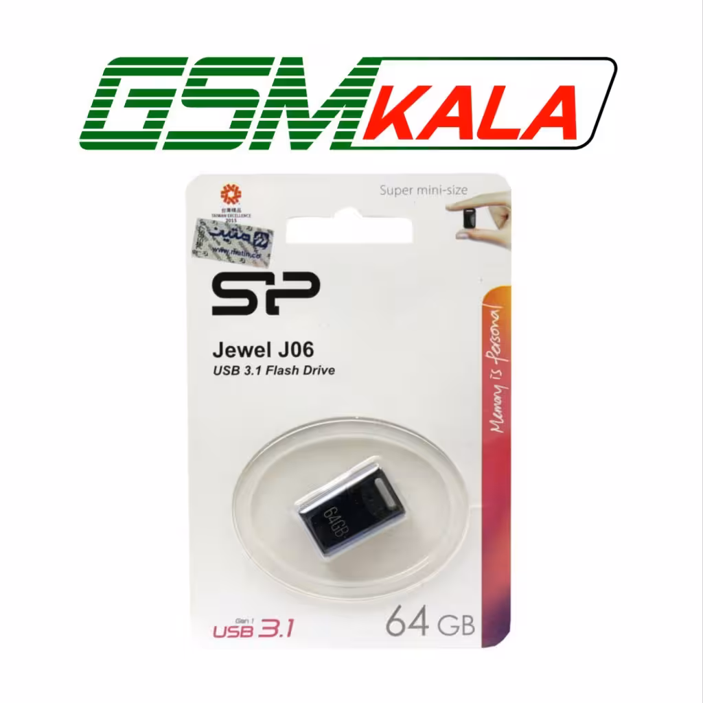 فلش 64 گیگ سیلیکون پاور Silicon Power Jewel J06 USB 3.1