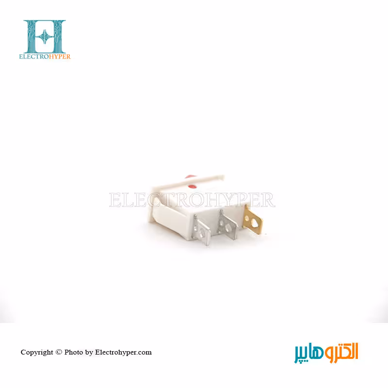 کلید راکر باریک چراغ دار