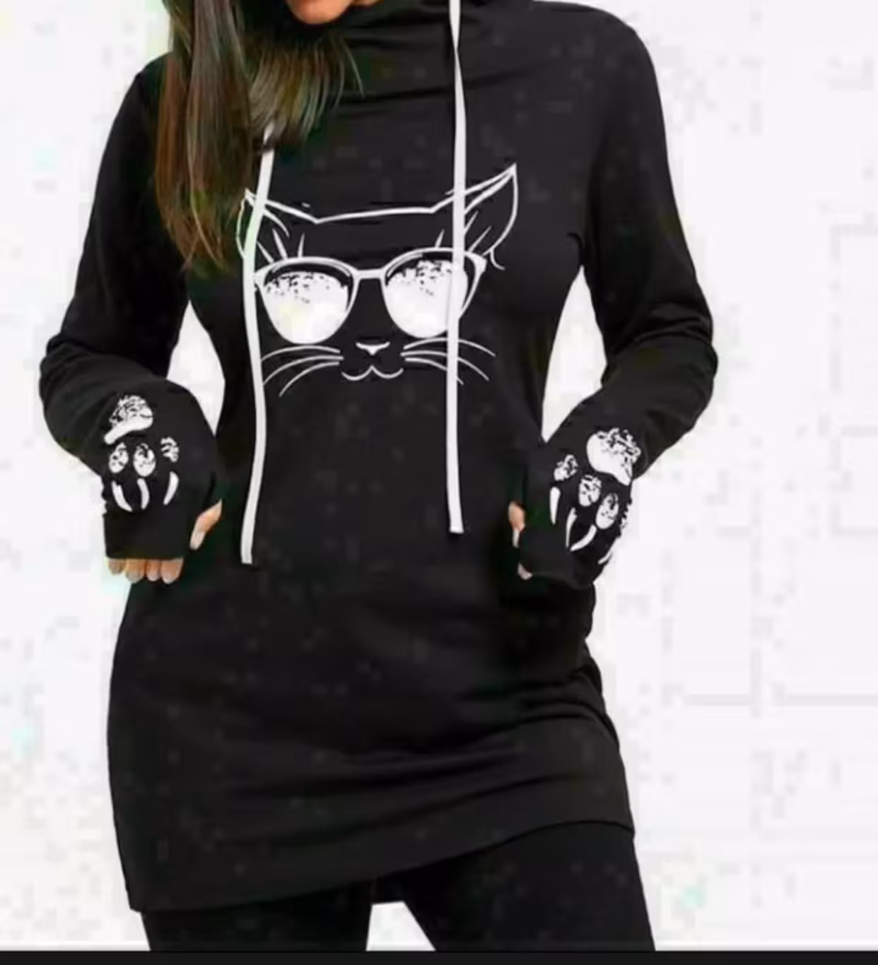 هودی کلاهدارپنجه گربه