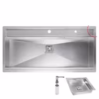 سینک ظرفشویی توکار باکسی اخوان کد 353NEW