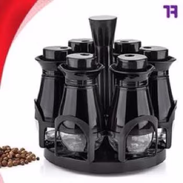 ادویه گردان 6 پارچه، مدل 802 پلاس (6-Piece Spice Rack, Model 802 Plus)