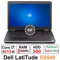 لپ تاپ دل Dell Latitude E6540 Core i7 4610M رم 8 گیگ