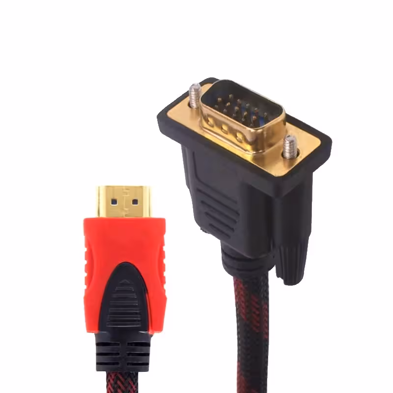 کابل تبدیل HDMI به VGA مدل Nylon طول 13 متر کد3718