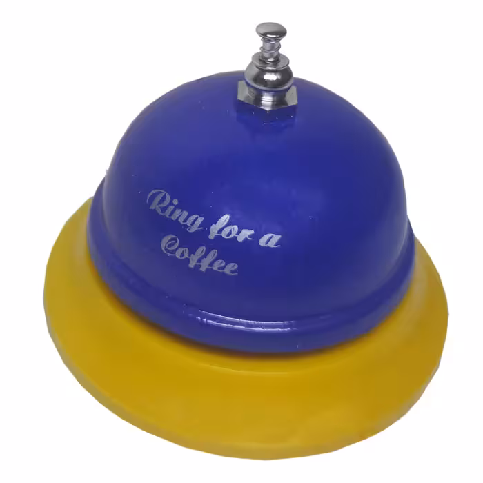 زنگ رومیزی مدل 004 آبی مناسب برای رستوران و کافه