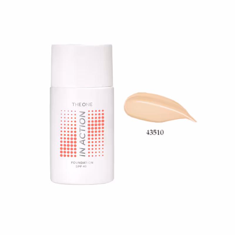 کرم پودر اوریفلیم سری The One مدل این اکشن رنگ Light Ivory با SPF40 حجم 30 میل