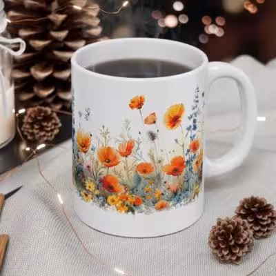 ماگ طرح شقایق