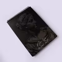 دفتر طراحی آ4 سیم از بالا سری Roman دات نوت (dotnote)