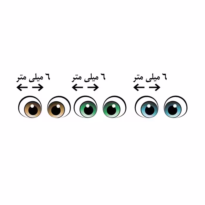 چشم عروسک مدل رزینی 6 میل کد 1 مجموعه 60 عددی