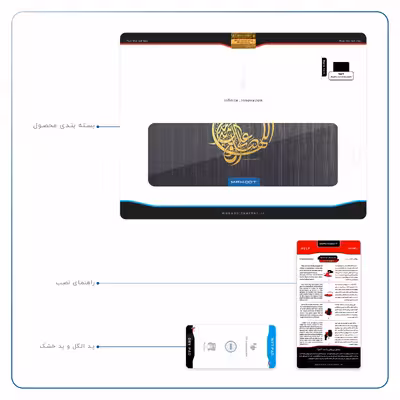 برچسب پوششی ماهوت مدل Salavat مناسب برای تبلت اپل iPad Pro 9.7 2016 A1675