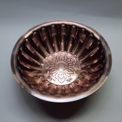 لگن مدل استیل طرح مسی کد 32