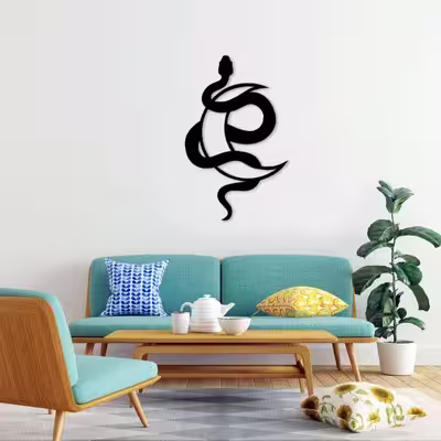دیوارکوب ماهوت طرح مار و ماه 
