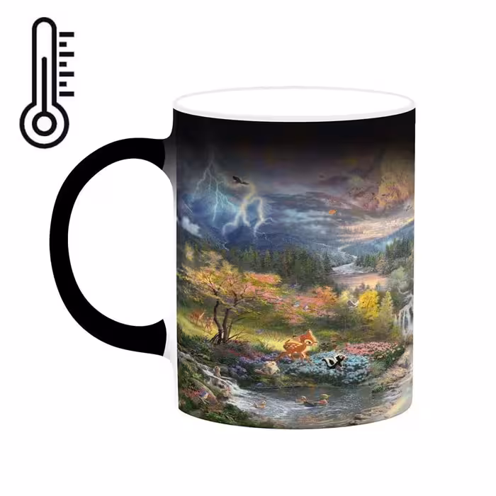 ماگ حرارتی کاکتی طرح کارتون Bambi مدل mgh22213