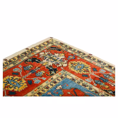 گبه دستبافت شش و نیم متری طرح قشقایی کد 564523r