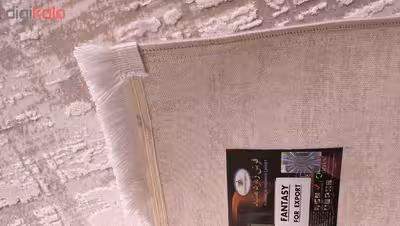 فرش ماشینی زمرد مشهد کد 2116 زمینه کرم