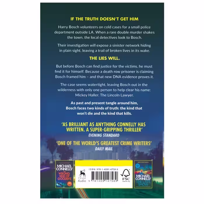 کتاب TWO KINDS OF TRUTH اثر MICHAEL CONNELLY انتشارات ORION