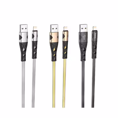 کابل تبدیل USB به لایتنینگ هوکو مدل U105 ANTI TWIST طول 1.2 متر