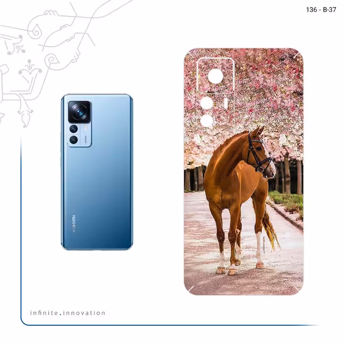 برچسب پوششی ماهوت مدل Horse_1 مناسب برای گوشی موبایل شیائومی 12T