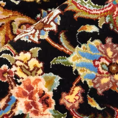 فرش دستبافت یک ونیم متری مدل ابریشم سالاری کد A20