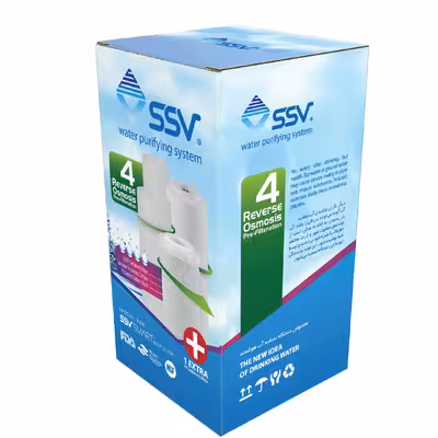 فیلتر دستگاه تصفیه آب اس اس وی مدل  PPCC مجموعه 4 عددی