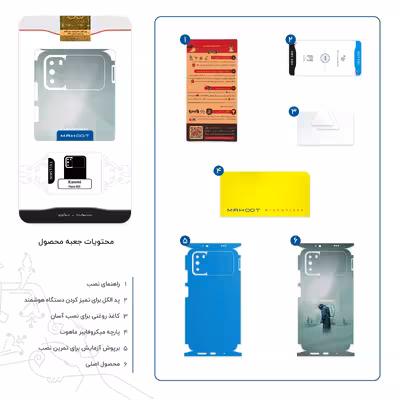 برچسب پوششی ماهوت مدل Chernobyl-FullSkin مناسب برای گوشی موبایل شیائومی Poco M3