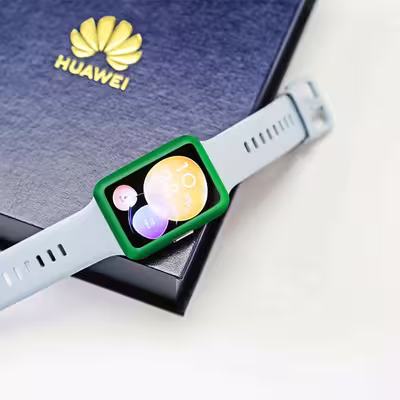 برچسب ماهوت طرح Matte-Green مناسب برای ساعت هوشمند هوآوی Watch Fit 2