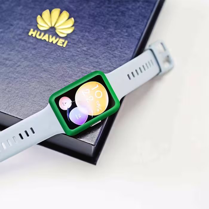برچسب ماهوت طرح Matte-Green مناسب برای ساعت هوشمند هوآوی Watch Fit 2
