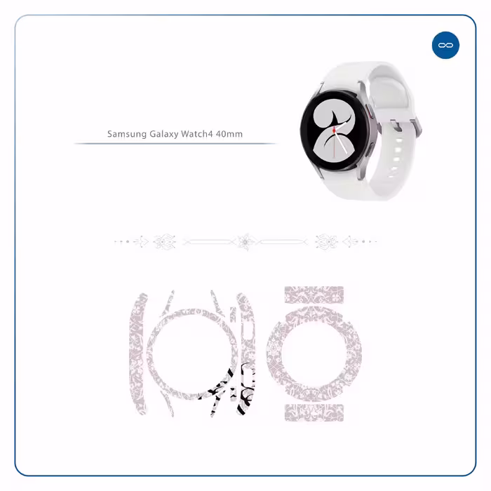 برچسب ماهوت طرح Nastaliq 2 مناسب برای ساعت هوشمند سامسونگ Watch4 40mm