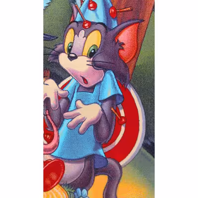 فرش ماشینی افرند مدل تام و جری کد 123