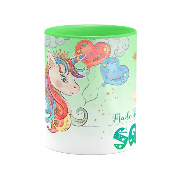 ماگ مدل اسب تک شاخ طرح صنم