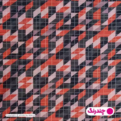 ملحفه آدنو مدل منشور کد CH94 دونفره سایز 220x240 سانتی متر