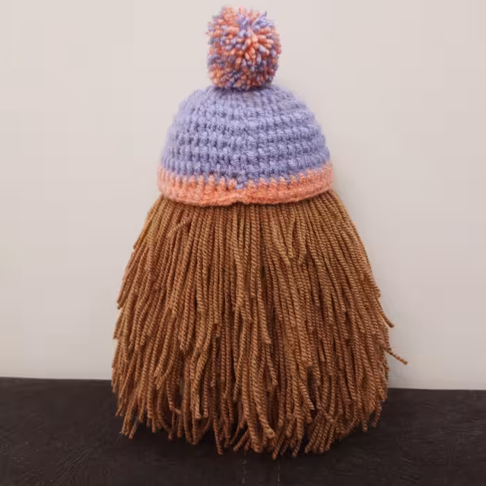 عروسک بافتنی مدل دختر خانوم