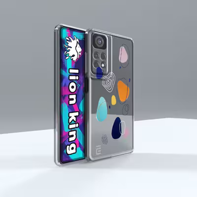 کاور لاین کینگ مدل خال خالی رنگی مناسب برای گوشی موبایل شیایومی Redmi Note 11 Global Note 11S