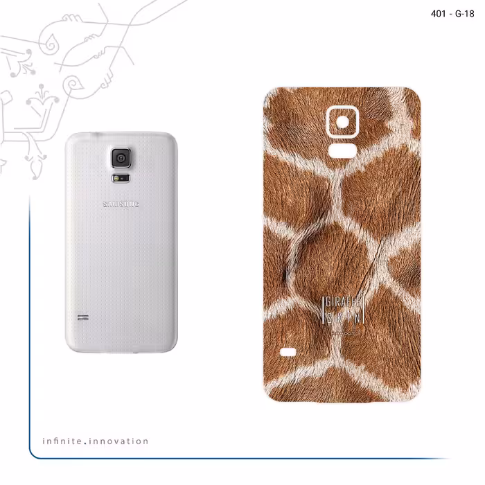 برچسب پوششی ماهوت مدل Giraffe Skin مناسب برای گوشی موبایل سامسونگ Galaxy S5