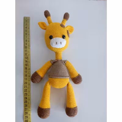 عروسک بافتنی مدل زرافه کد 01