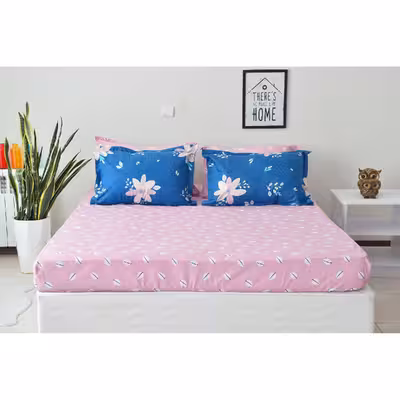 سرویس ملحفه بومرنگ مدل Flora دونفره 6 تکه